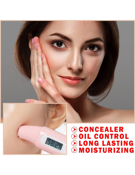 Crema CC Air Cushion XINGXYUEL 2PCS Natural 1.13g Hidratante