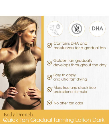 Body Drench Loción Autobronceadora 236.6 ml - Bronceado Oscuro