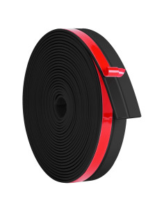 Tira de Sellado de Silicona ToLanbbt 2.54 cm x 6.1 m Negro