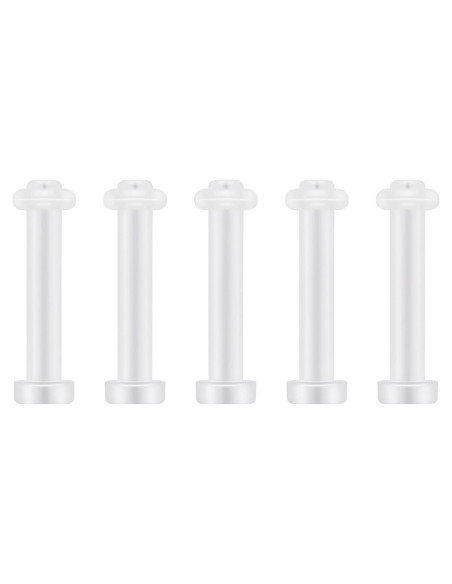 Anillo de pezón plano Bioplast 8G flexible - 5 piezas