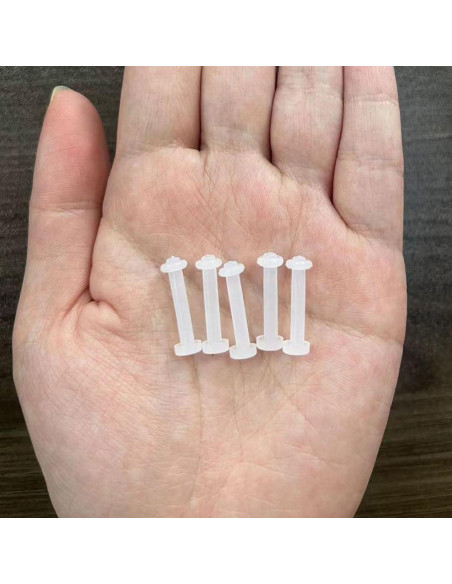 Anillo de pezón plano Bioplast 8G flexible - 5 piezas