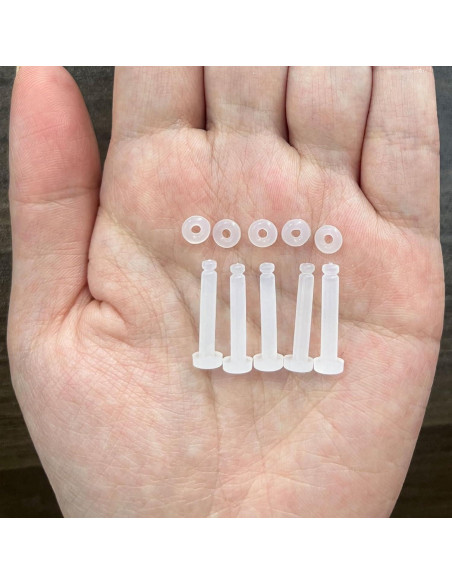 Anillo de pezón plano Bioplast 8G flexible - 5 piezas