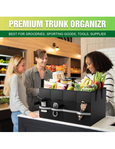 Organizador de Maletero K KNODEL Pequeño Negro 40L Plegable