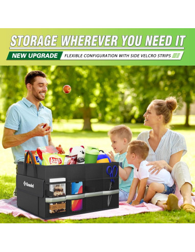 Organizador de Maletero K KNODEL Pequeño Negro 40L Plegable