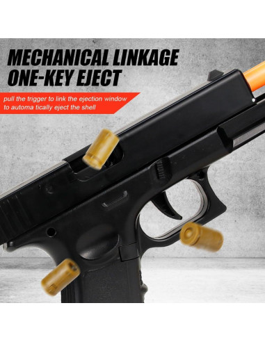 Pistolas de Juguete Semiautomáticas PISTOLAIFY 2 Pack con Balas