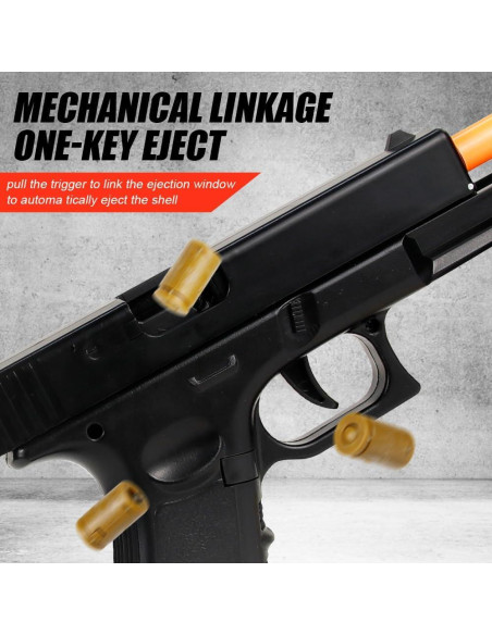 Pistolas de Juguete Semiautomáticas PISTOLAIFY 2 Pack con Balas