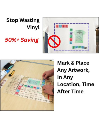 Guía de Prensado para Camisetas MTT PL - Alineación Precisa