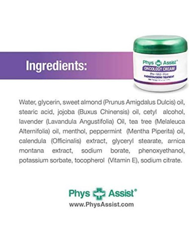 Crema Oncológica PhysAssist 42.5 g Hidratante y Calmante