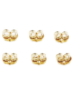 Respaldos de Pendientes 14K Orgrimmar - 3 Pares Dorados