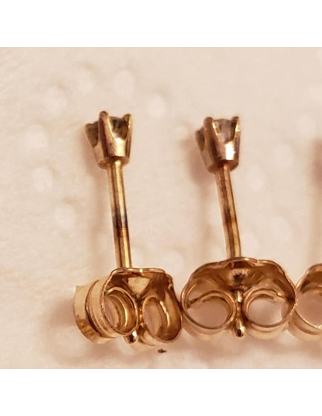 Respaldos de Pendientes 14K Orgrimmar - 3 Pares Dorados