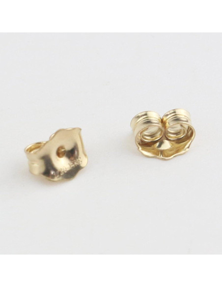 Respaldos de Pendientes 14K Orgrimmar - 3 Pares Dorados