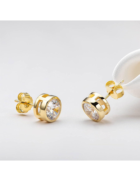 Respaldos de Pendientes 14K Orgrimmar - 3 Pares Dorados