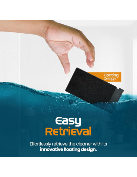 Limpiador Magnético Flipper 2-en-1 para Acuarios Nano