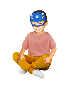 Conjunto de 2 Máscaras Power Rangers Rojo y Azul - Disfraz Niños 2