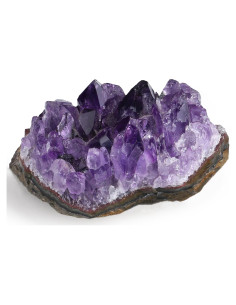 Grupo de Geodas de Cristal Amatista ZHIYUXI 50-70g