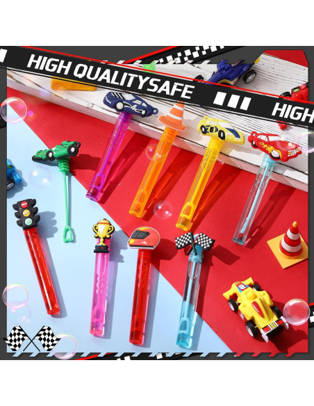 27 Mini Burbujas de Coches de Carreras Rotatingpals 11.5 cm