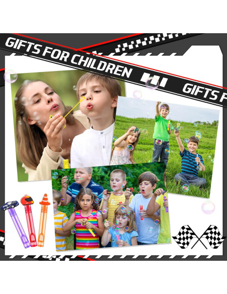 27 Mini Burbujas de Coches de Carreras Rotatingpals 11.5 cm