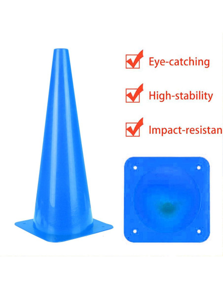 Conos de Tráfico Alytree 45.72 cm - 5 Colores para Entrenamiento Conos de Tráfico Alytree 45.72 cm - 5 Colores para Entrenamiento