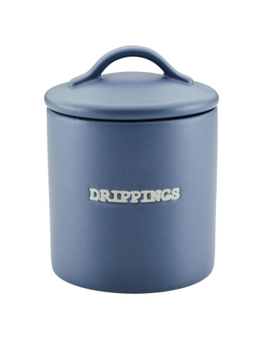 Tarro de Grasa de Tocino Ayesha Curry Cerámica 600ml Azul Ancla