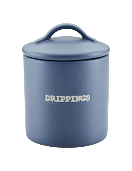 Tarro de Grasa de Tocino Ayesha Curry Cerámica 600ml Azul Ancla