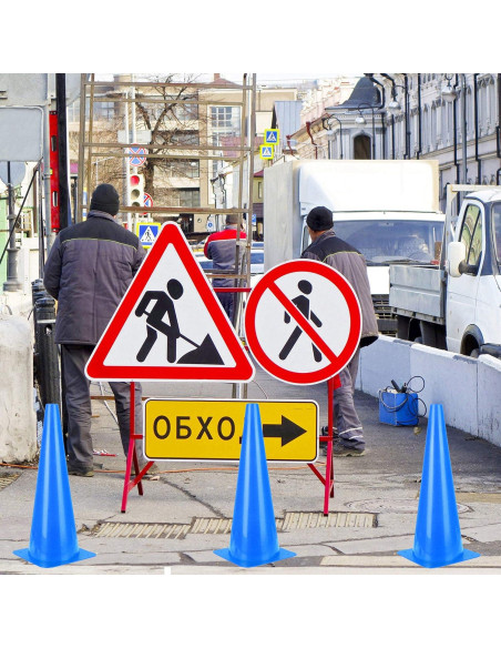 Conos de Tráfico Alytree 45.72 cm - 5 Colores para Entrenamiento Conos de Tráfico Alytree 45.72 cm - 5 Colores para Entrenamiento