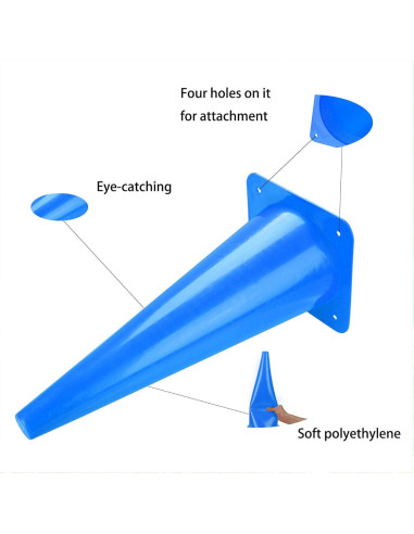 Conos de Tráfico Alytree 45.72 cm - 5 Colores para Entrenamiento