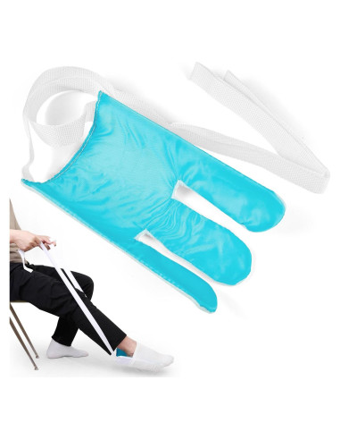 Dispositivo Asistente para Ponerse Calcetines Folklyzo Azul