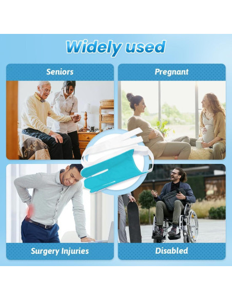 Dispositivo Asistente para Ponerse Calcetines Folklyzo Azul