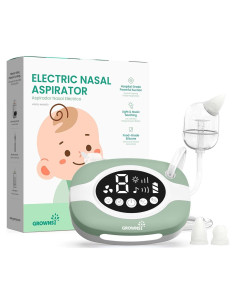 Aspirador Nasal Eléctrico GROWNSY para Bebé con Luz y Música