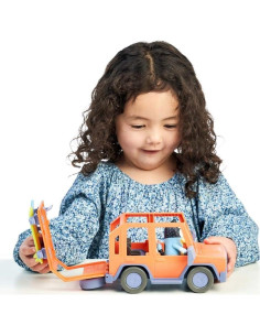 Vehículo Familiar Heeler 4WD Bluey con Figuras y Tablas de Surf 2