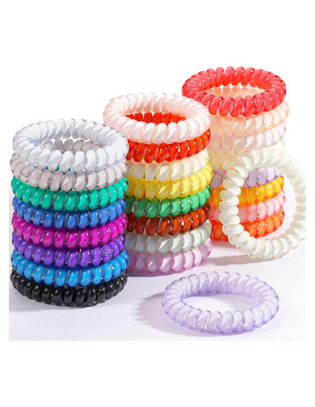 Tiras de Cabello DED Espirales 24 Pcs Color Caramelo Cristal Tiras de Cabello DED Espirales 24 Pcs Color Caramelo Cristal