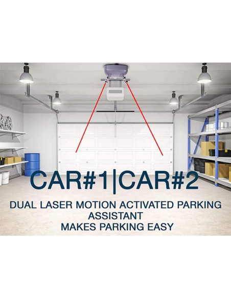 Guía de Estacionamiento Gigicloud con Luz Inductiva 360