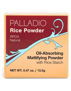 Polvo de Arroz Palladio Natural 17g - Fijador Matificante