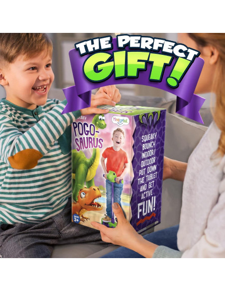 Saltador de Espuma Pogo Saurus MindSprout para Niños 3-7 Años
