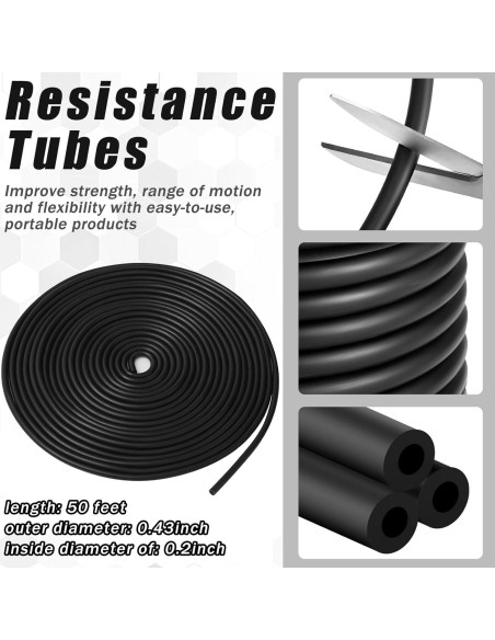 Tubo de Resistencia Elástico Wesnoy 15.25m Nivel Avanzado