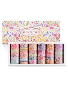 Conjunto de 32 Rollos de Cinta Washi Floral PAGEMORE 2m