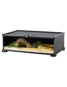 Terrario de Vidrio REPTIZOO 50.8x30.5x15.2 cm para Reptiles