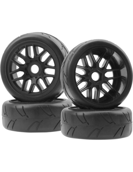 Paquete de 4 Neumáticos RC Vgoohobby 1/8 Buggy Todo Terreno