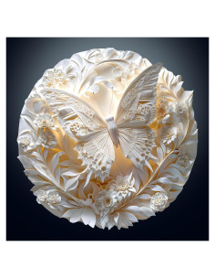 Rompecabezas de Madera 3D Purdicra Mariposa 100 Piezas 21.6 cm