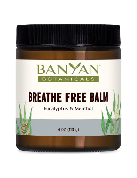 Bálsamo Breathe Free Banyan Botanicals 113g Alivio Respiratorio