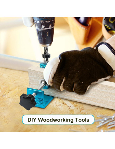 Kit de Plantilla de Agujeros Caramote con Guía de Taladro 15