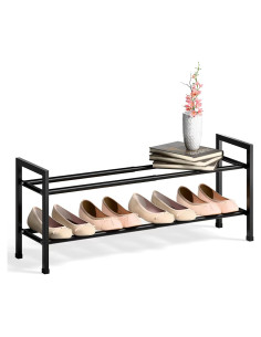 Estante para Zapatos Expandible Bumusty 2 Niveles Ajustable 46-84 cm