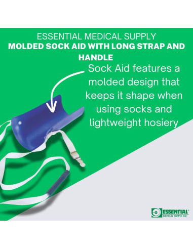Ayuda para Poner Calcetines Deluxe Essential Medical - Plástico Duro
