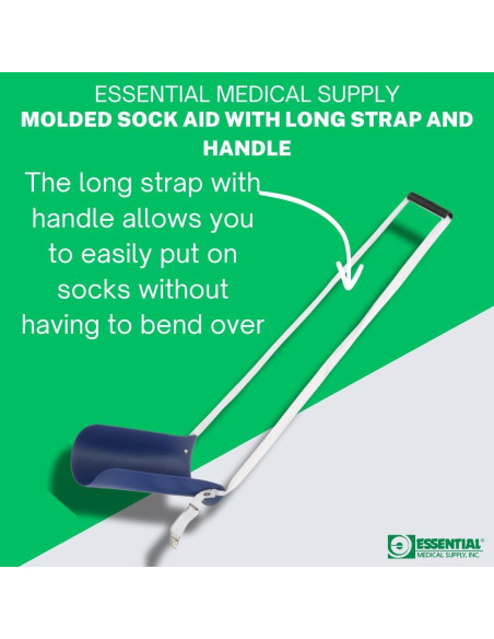 Ayuda para Poner Calcetines Deluxe Essential Medical - Plástico Duro