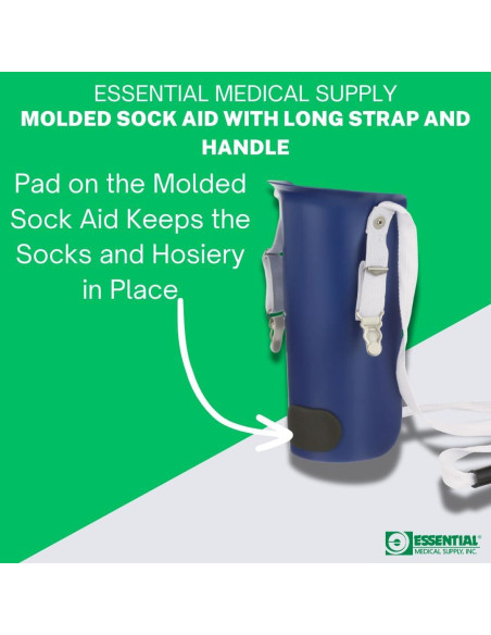 Ayuda para Poner Calcetines Deluxe Essential Medical - Plástico Duro