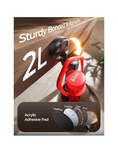 Clips Magnéticos para Cables LISEN - Paquete de 8, Adhesivo Fuerte