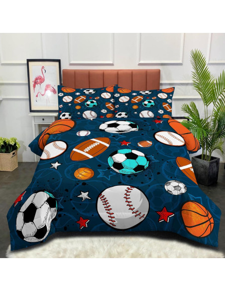 Conjunto de Edredón Individual Tailor Shop Deportes 2 Piezas Conjunto de Edredón Individual Tailor Shop Deportes 2 Piezas