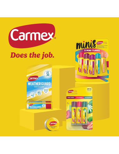 Bálsamo Labial Medicado Carmex Classic - 9 Unidades (2 Tubos, 7 Barras)