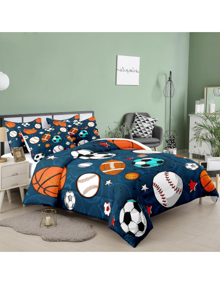 Conjunto de Edredón Individual Tailor Shop Deportes 2 Piezas Conjunto de Edredón Individual Tailor Shop Deportes 2 Piezas