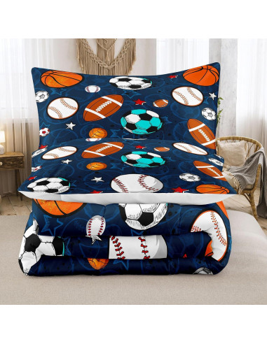 Conjunto de Edredón Individual Tailor Shop Deportes 2 Piezas